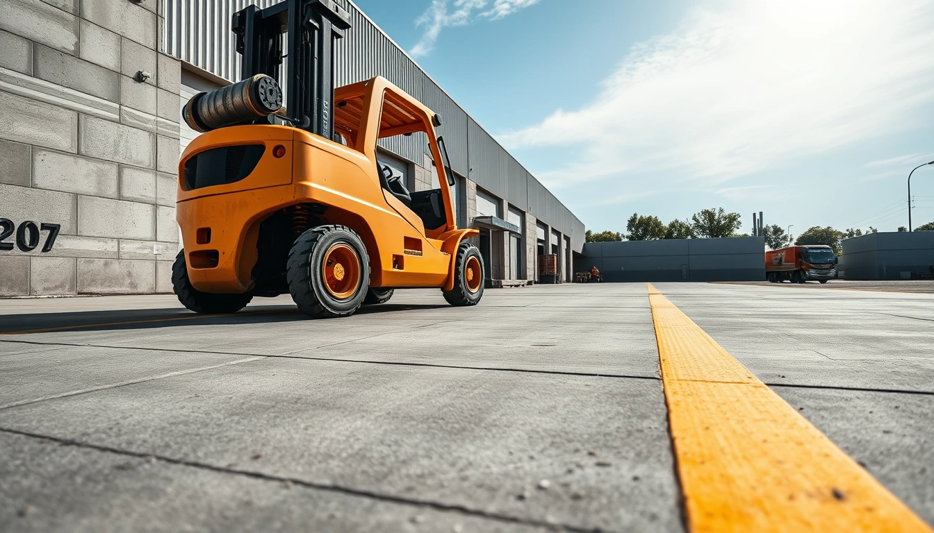 forklift lane concrete leveling